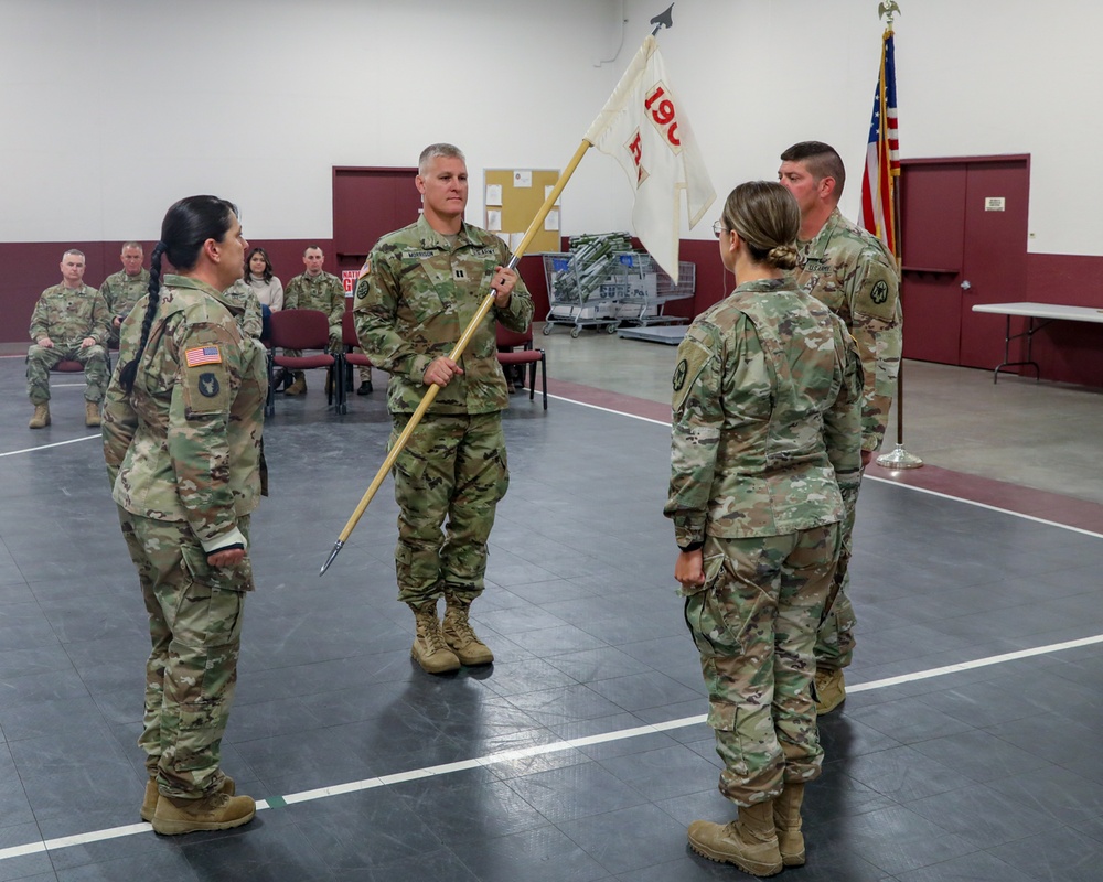 Montana National Guard 484th MP and HHC 190th Change of Commands