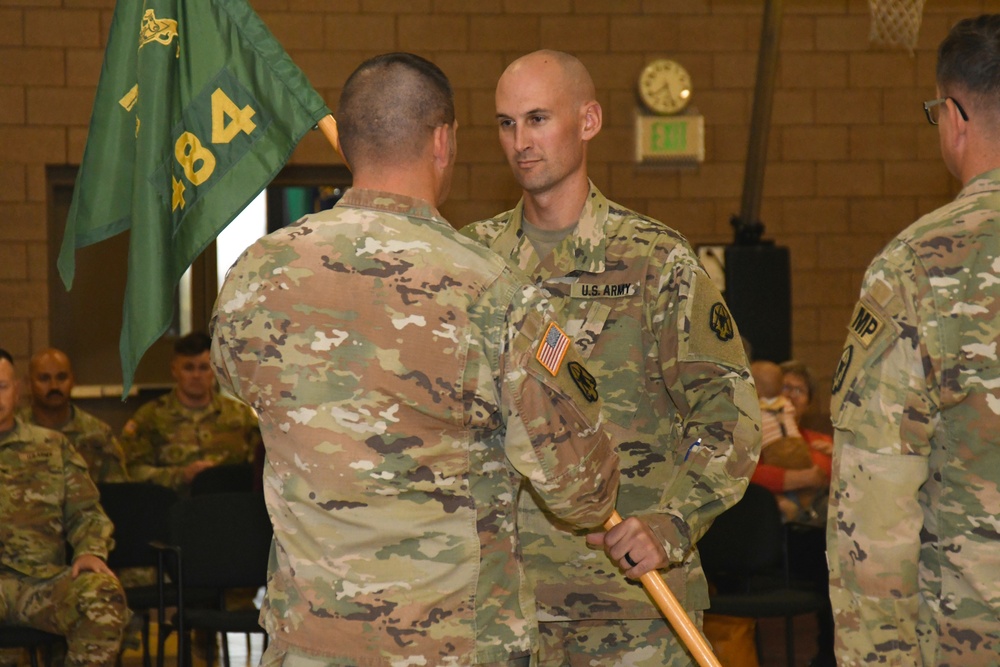 Montana National Guard 484th MP and HHC 190th Change of Commands