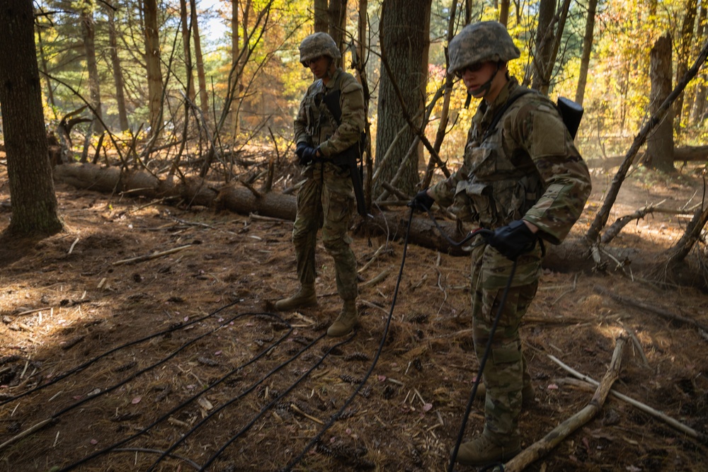 Army ROTC Brigade Ranger Challenge: One Rope Bridge