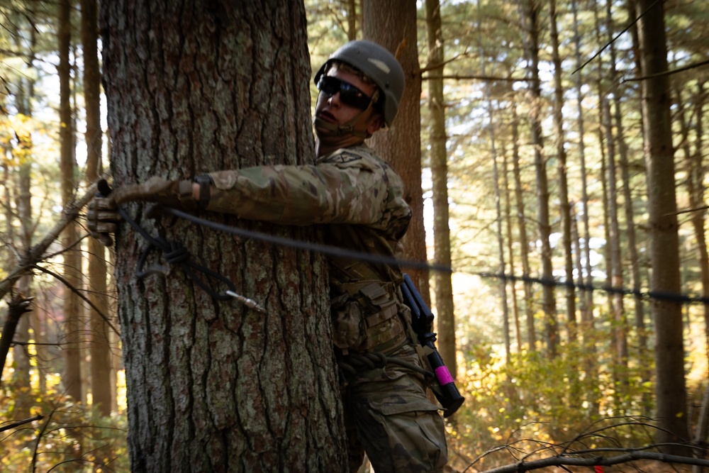 Army ROTC Brigade Ranger Challenge: One Rope Bridge