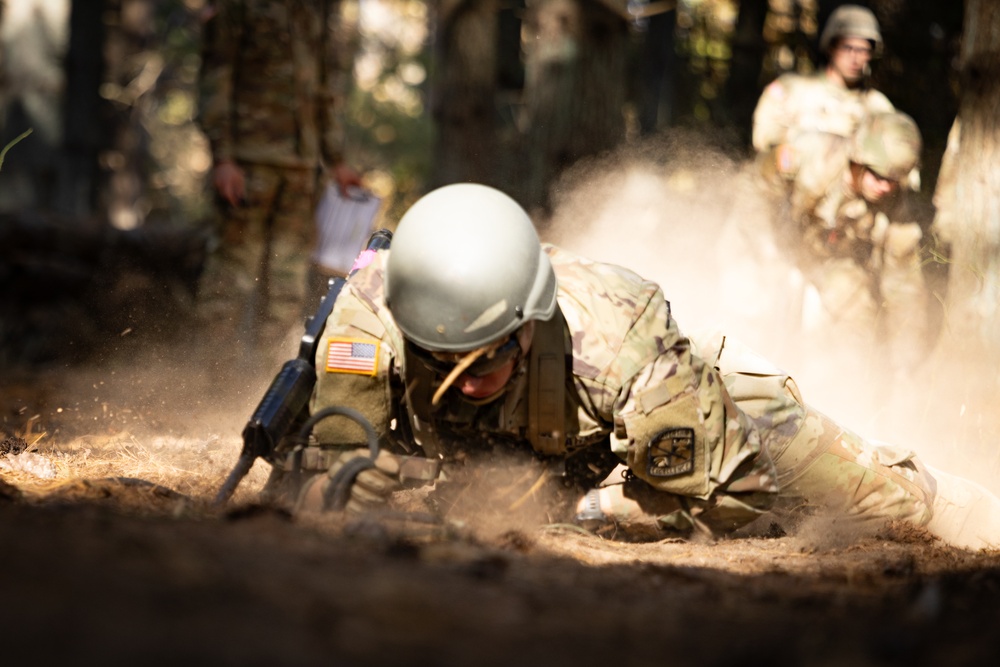 Army ROTC Brigade Ranger Challenge: One Rope Bridge