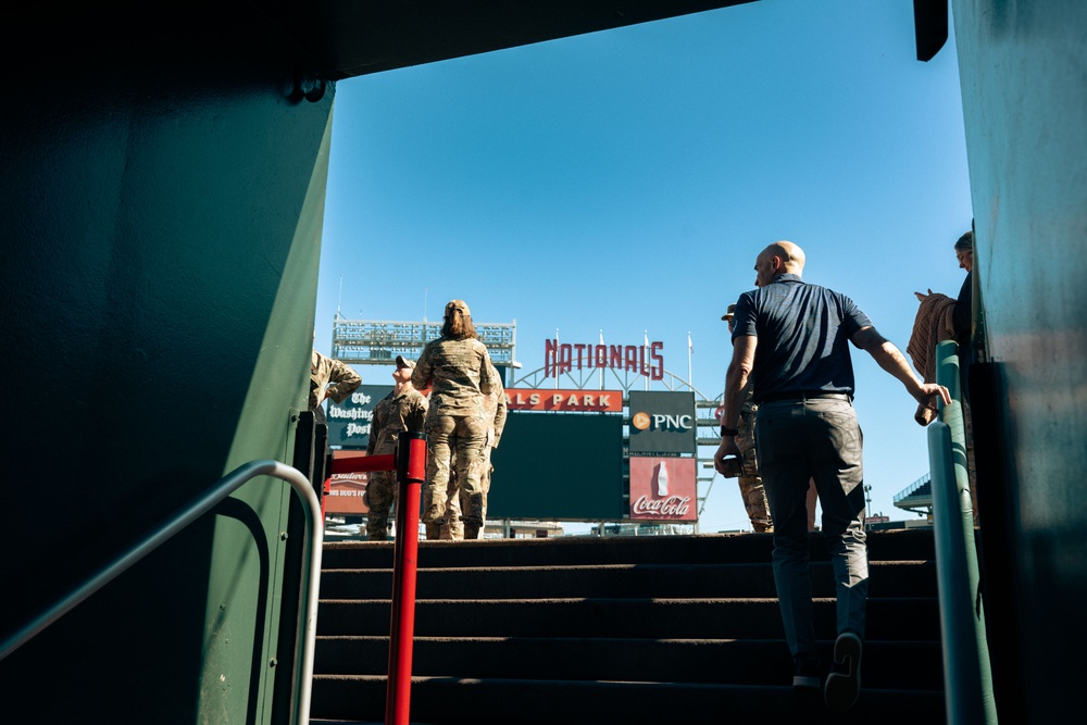 316th Civil Engineer Squadron, Washington Nationals partner for facilities exchange