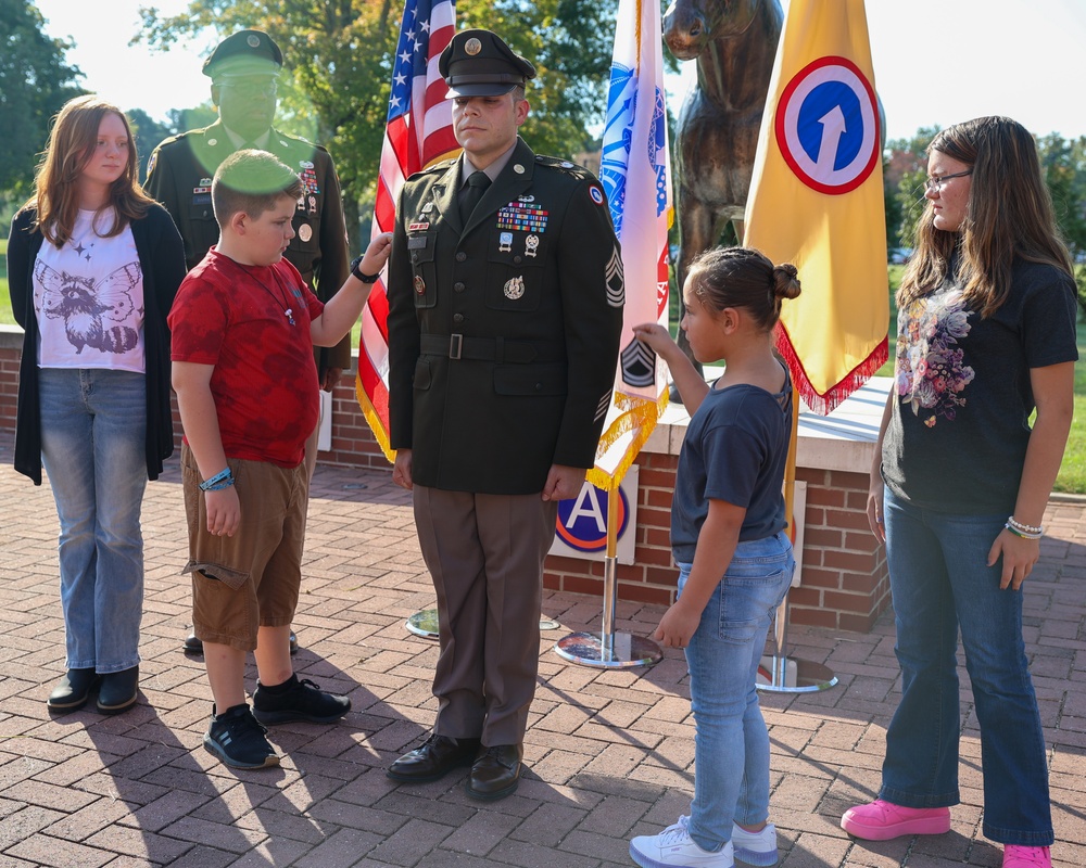 1st TSC executive services Soldier promotes to master sergeant