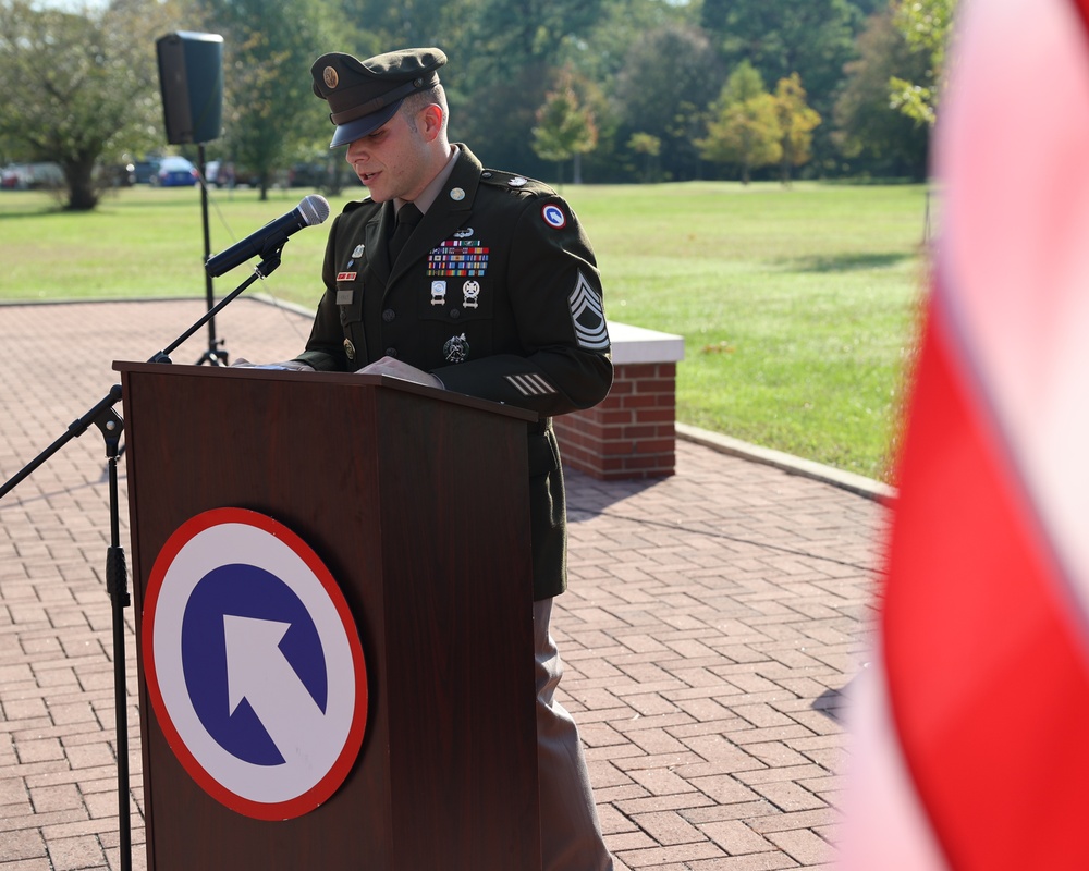 1st TSC executive services Soldier promotes to master sergeant