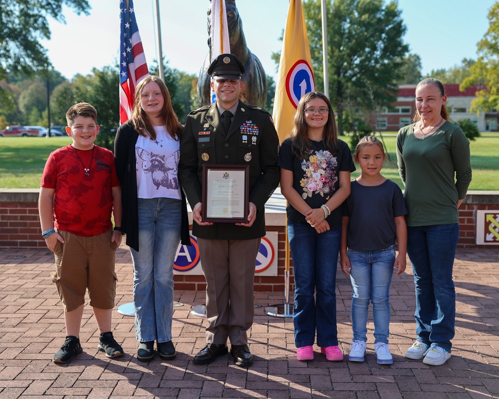 1st TSC executive services Soldier promotes to master sergeant