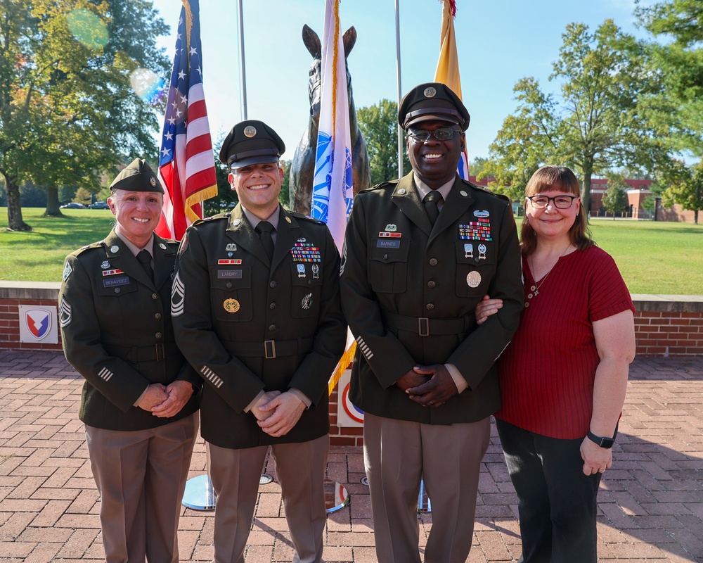 1st TSC executive services Soldier promotes to master sergeant