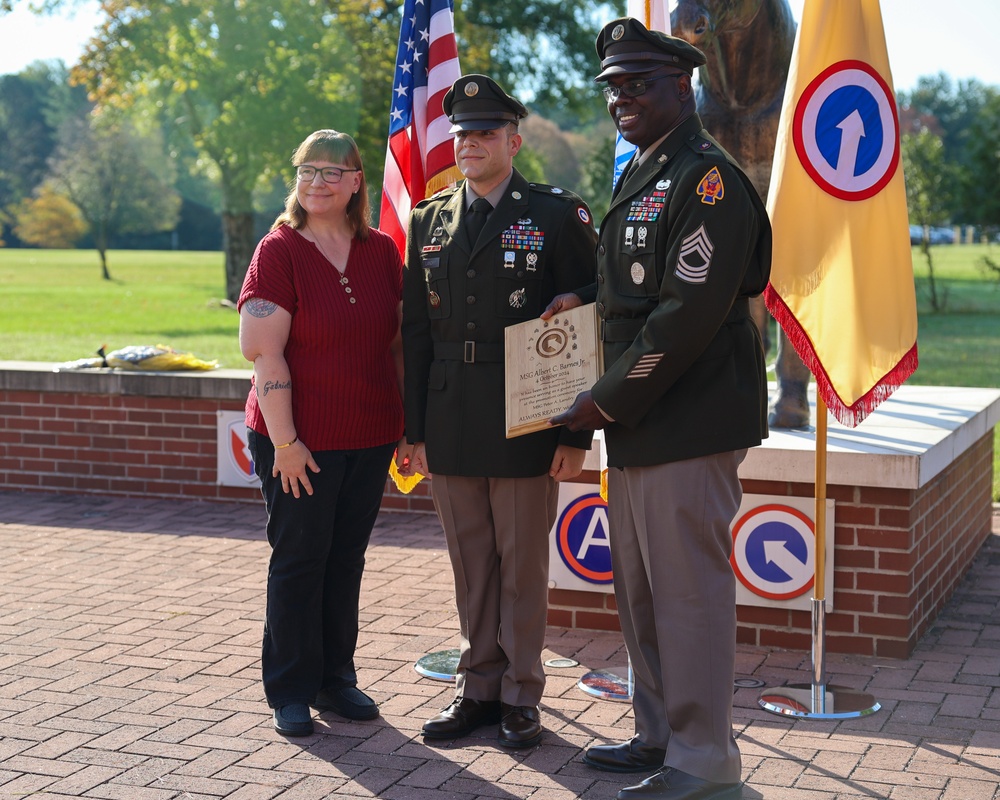 1st TSC executive services Soldier promotes to master sergeant