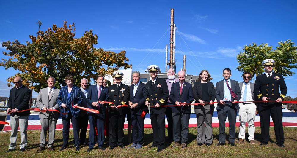 Submarine Base New London Micro-Grid Ribbon Cutting