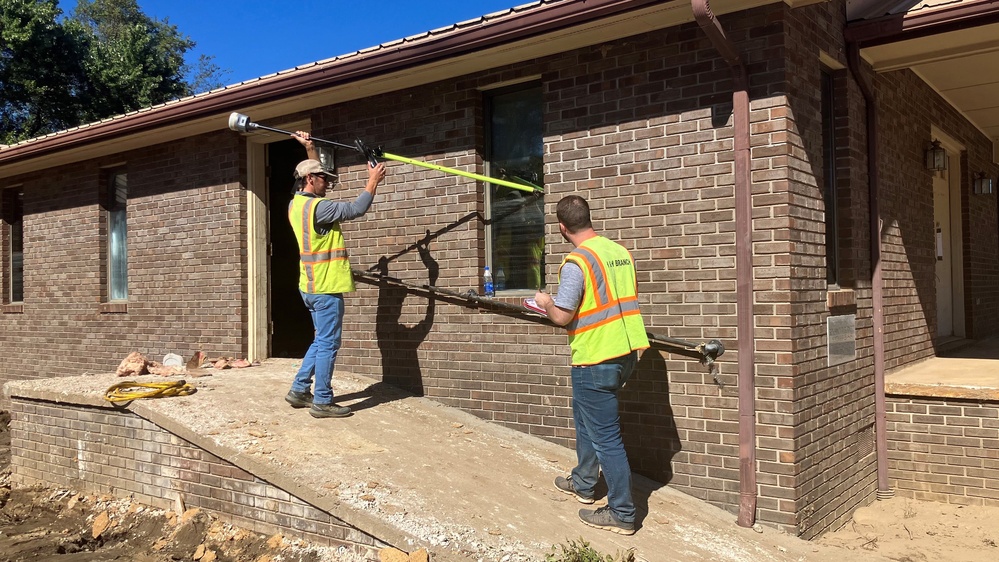 USACE team collecting Hurricane Helene flood data to build resiliency into community planning and response