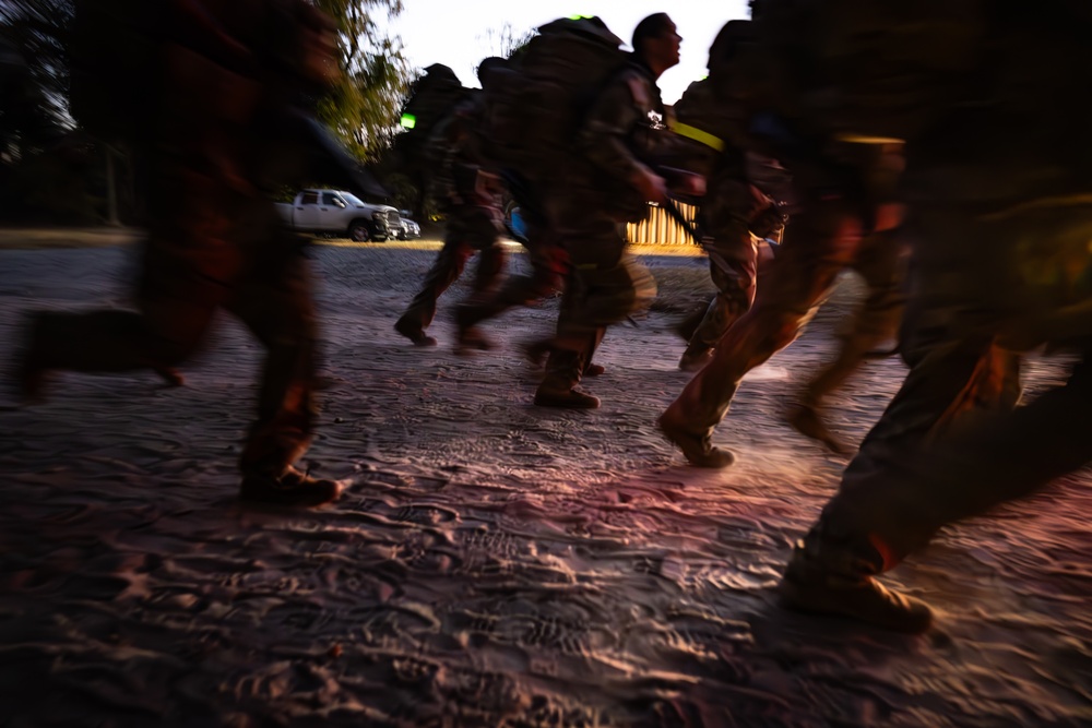 Army ROTC Brigade Ranger Challenge: 5 Mile Ruck