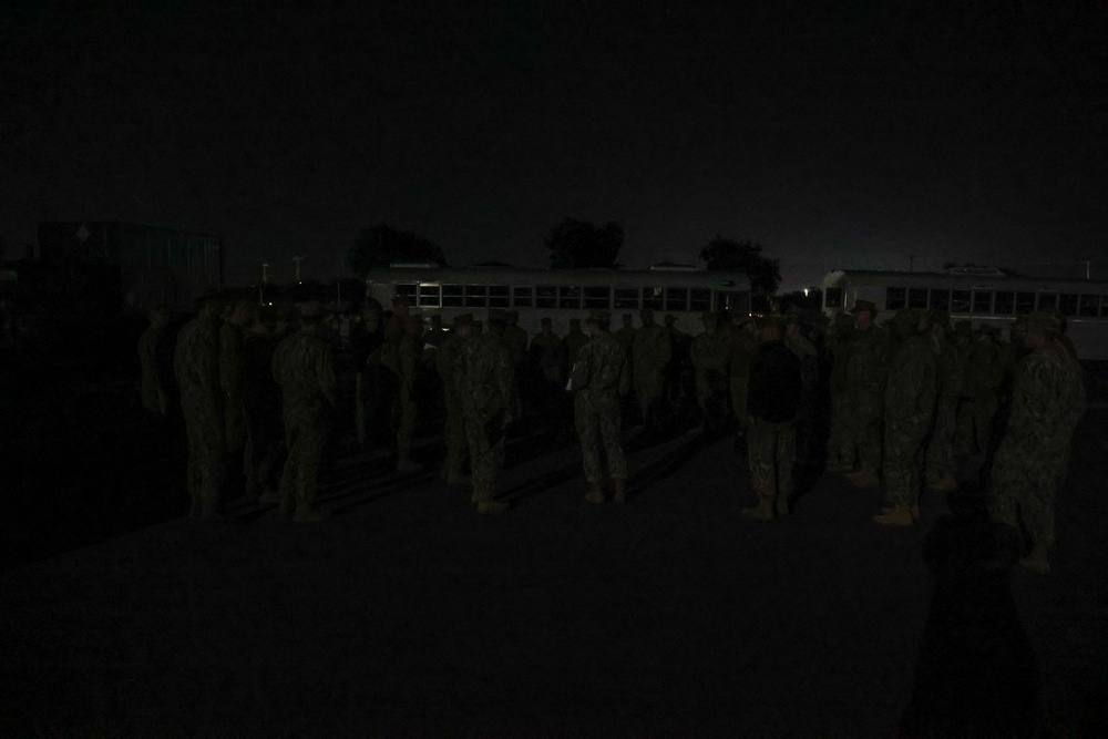 NMCB 4 Seabees Depart for FTX