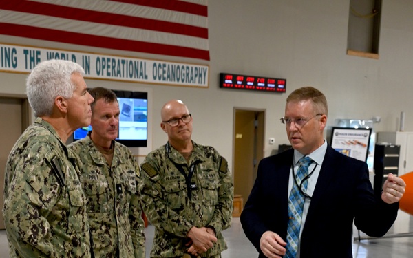 Vice Adm. Karl Thomas Visits Naval Meteorology and Oceanography Enterprise