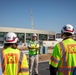 Contracting and construction division team members site visit to Offutt AFB