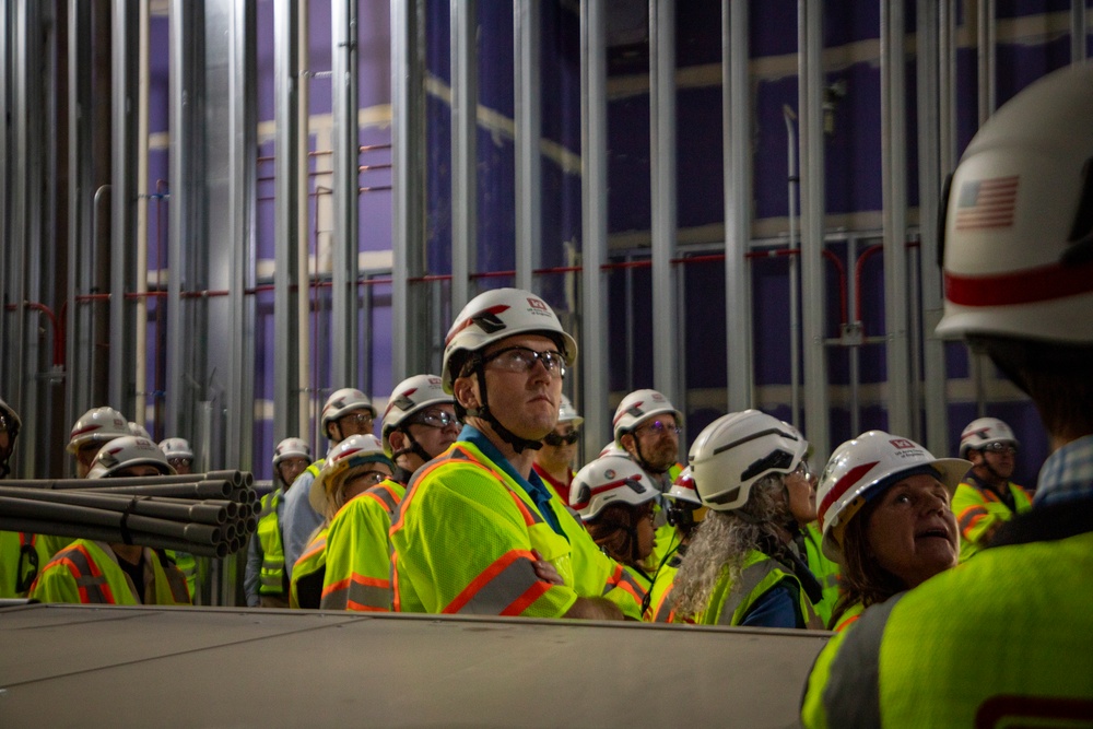 Contracting and construction division team members site visit to Offutt AFB