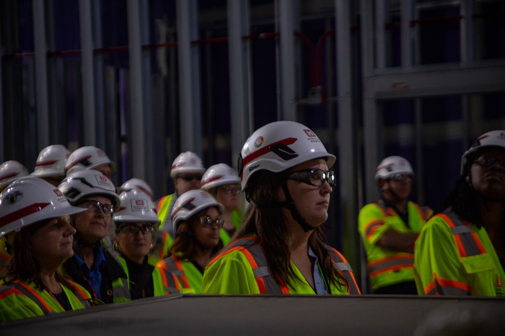 Contracting and construction division team members site visit to Offutt AFB