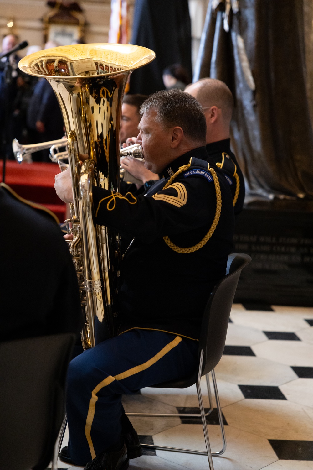 U.S. Army Brass Quintet Performs at Billy Graham Statue Unveiling