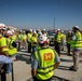 Contracting and construction division team members site visit to Offutt AFB