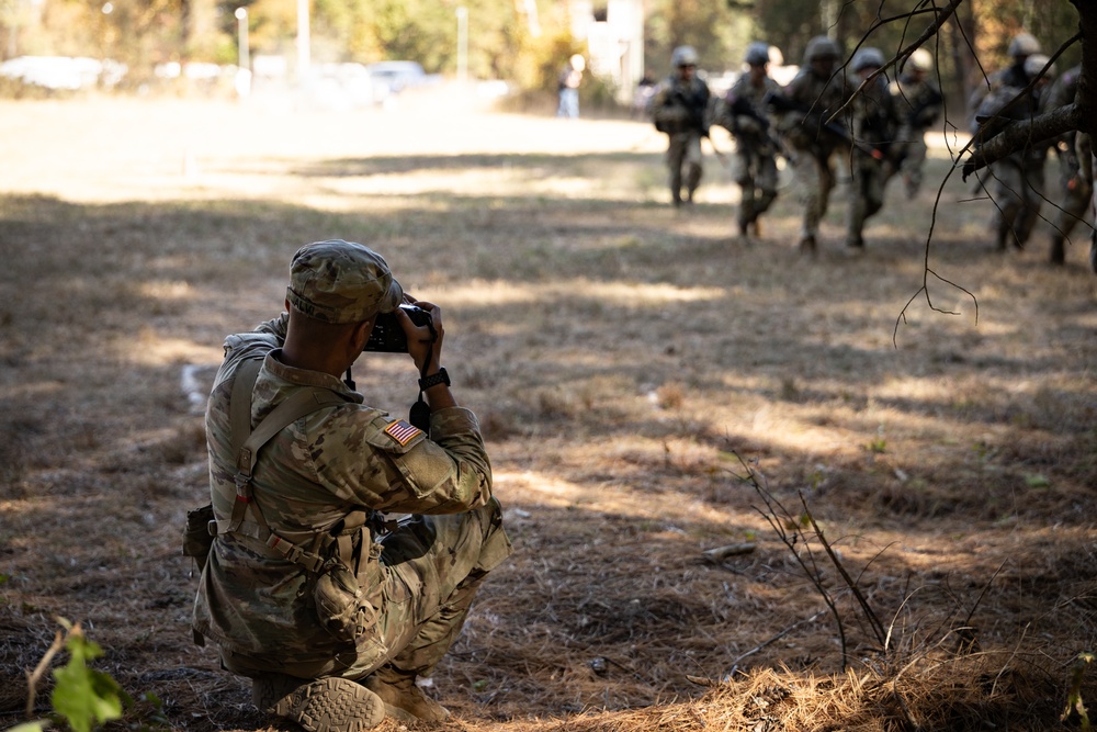 Cadet PAO's cover the Army ROTC Brigade Ranger Challenge