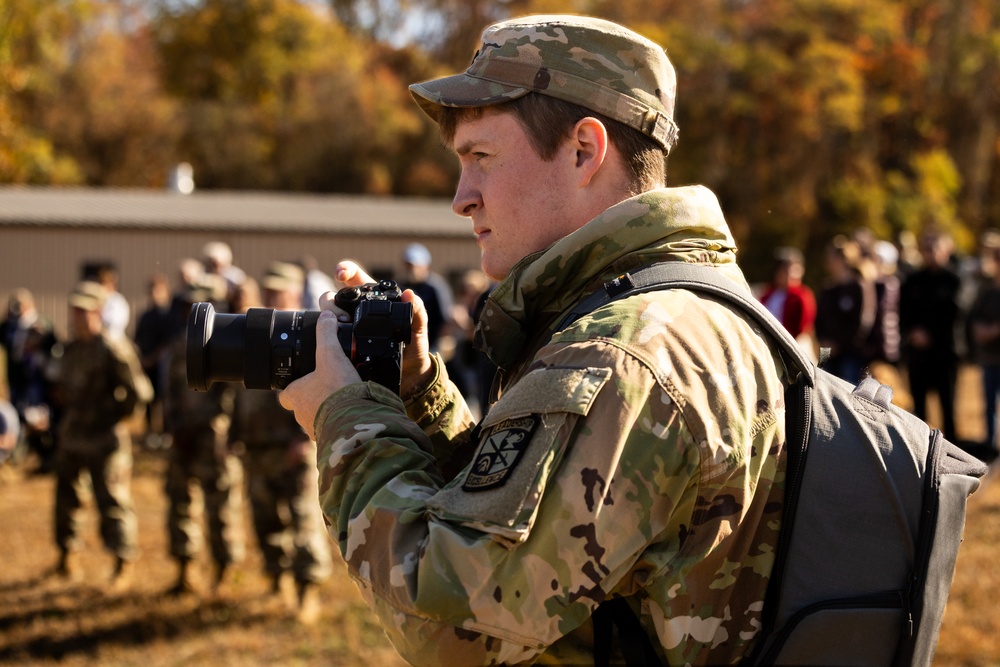 Cadet PAO's cover the Army ROTC Brigade Ranger Challenge