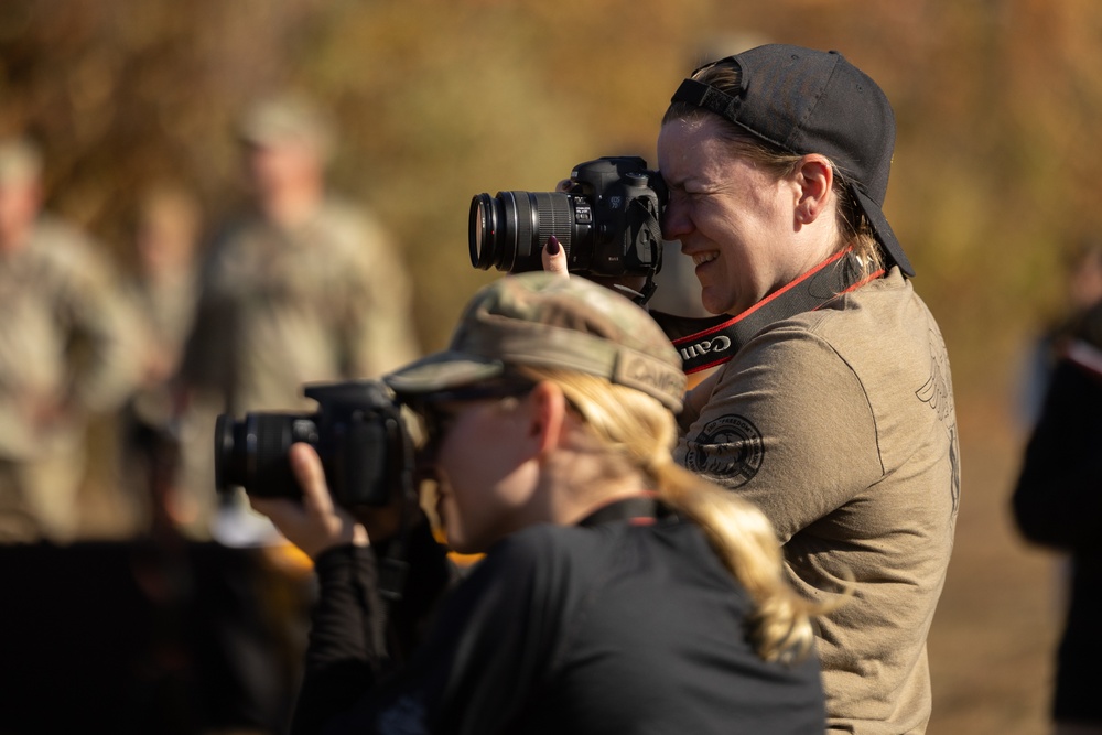 Cadet PAO's cover the Army ROTC Brigade Ranger Challenge