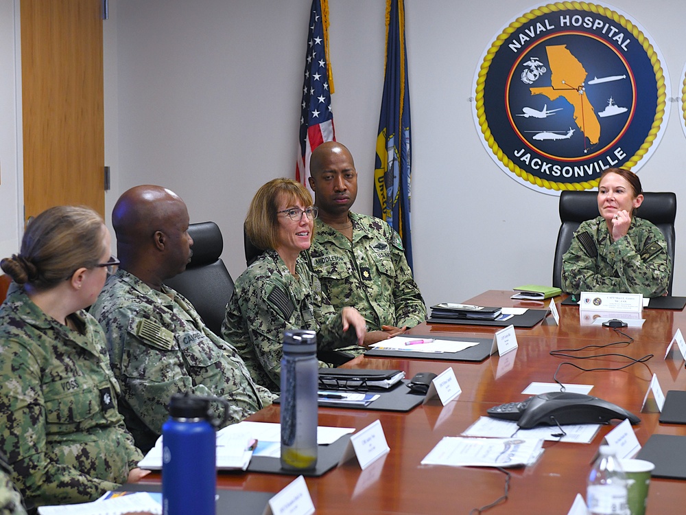 Fleet Surgeon, Command 2nd Fleet and Force Surgeon, Naval Surface Force Atlantic visit NH Jacksonville