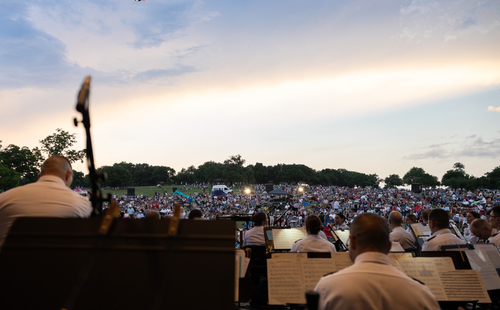 U.S. Army Band Performs at Flag Pole Hill