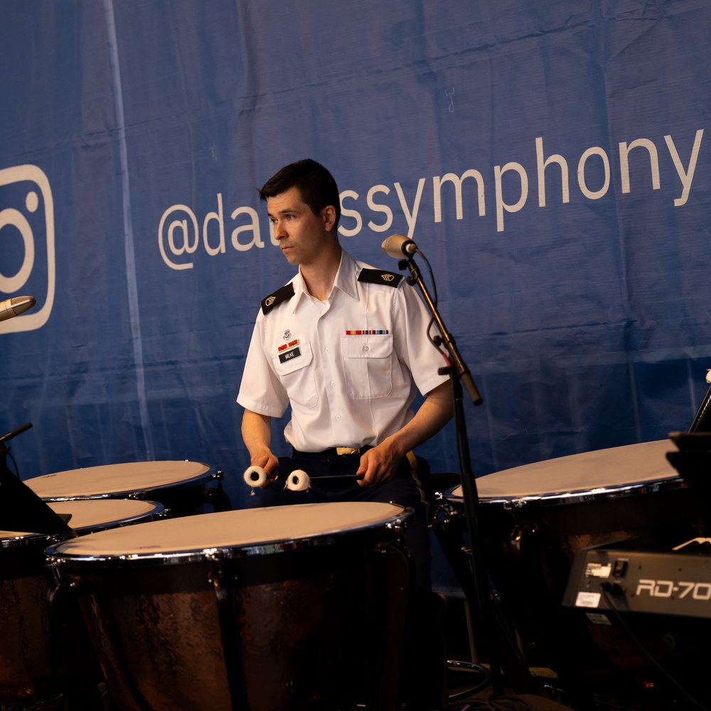 U.S. Army Band Performs at Flag Pole Hill