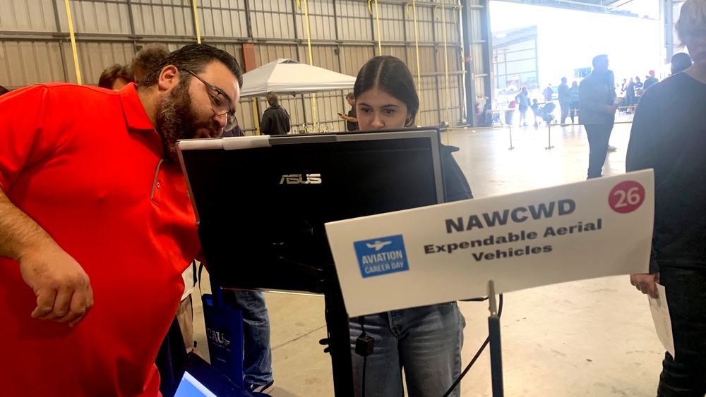 NAWCWD Sparks STEM Interest at Aviation Career Day