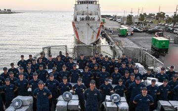 Coast Guard Cutter Resolute crew returns home, offloads approximately $115 million worth of drugs in St. Petersburg