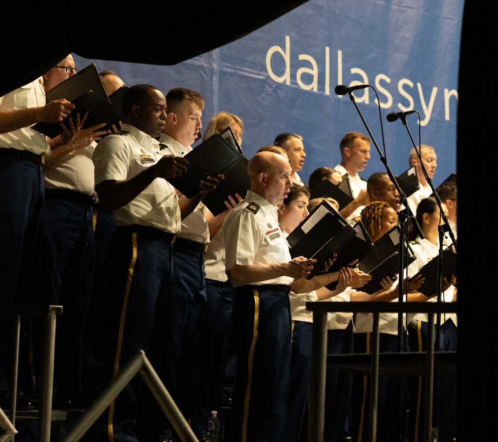 U.S. Army Band Performs at Flag Pole Hill