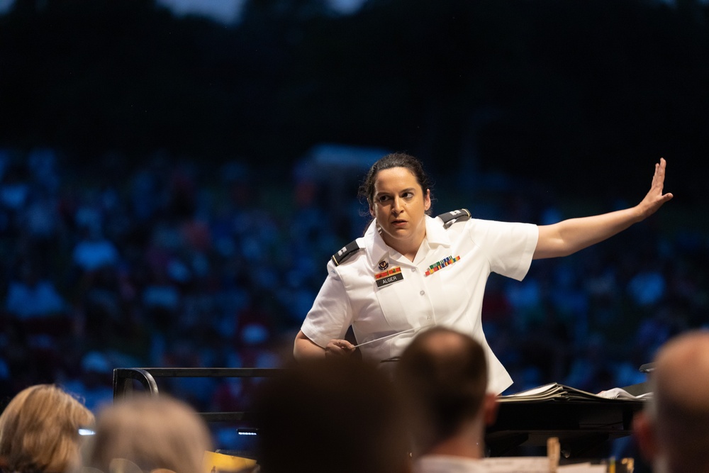 U.S. Army Band Performs at Flag Pole Hill