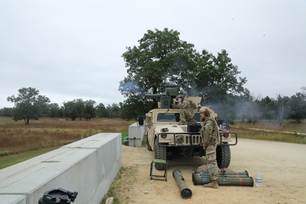 Illinois Cavalry Troops Train with Live TOW Missiles at Fort McCoy