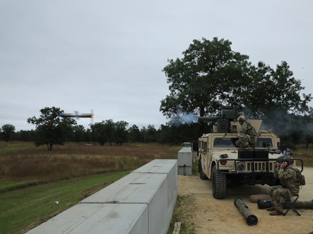 Illinois Cavalry Troops Train with Live TOW Missiles at Fort McCoy