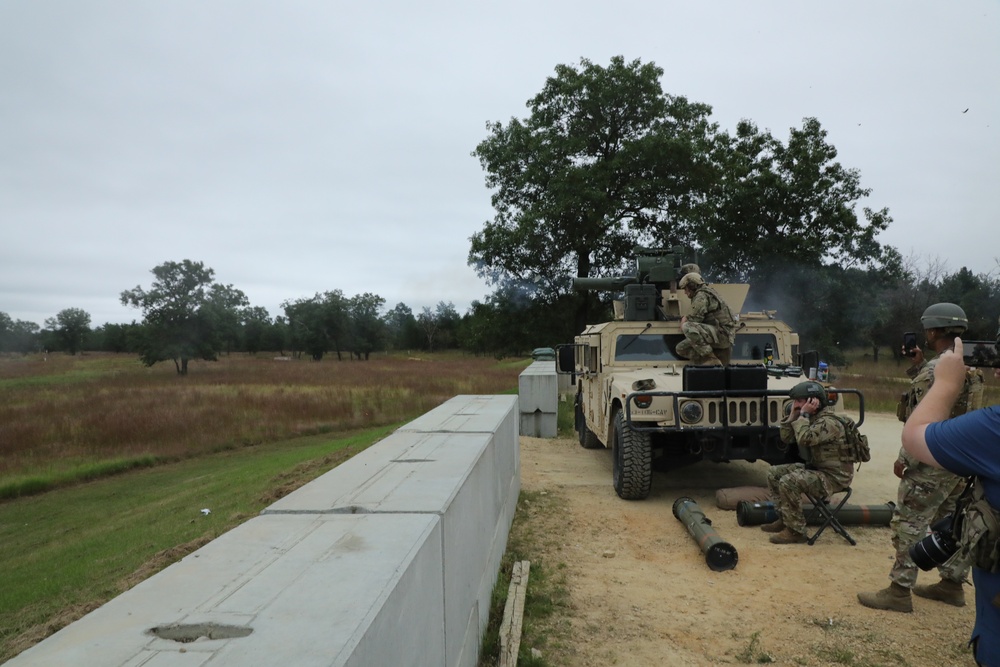 Illinois Cavalry Troops Train with Live TOW Missiles at Fort McCoy