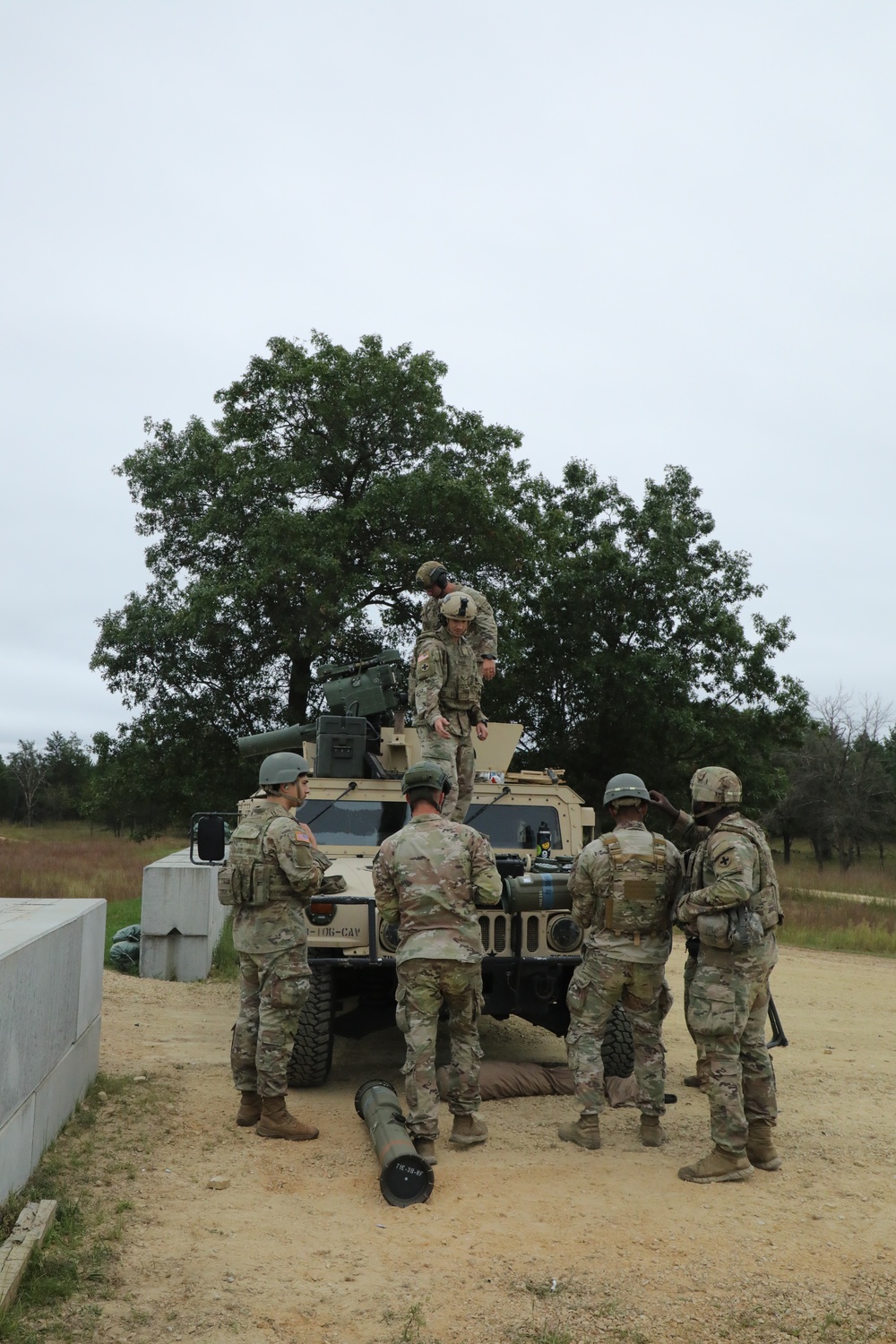 Illinois Cavalry Troops Train with Live TOW Missiles at Fort McCoy