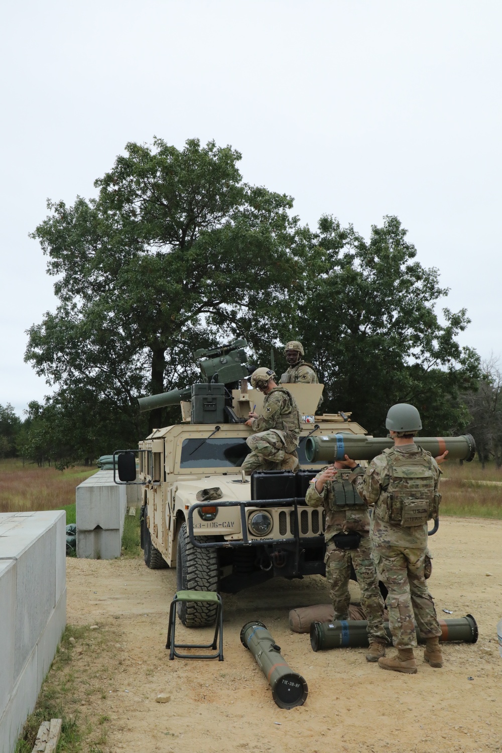 Illinois Cavalry Troops Train with Live TOW Missiles at Fort McCoy