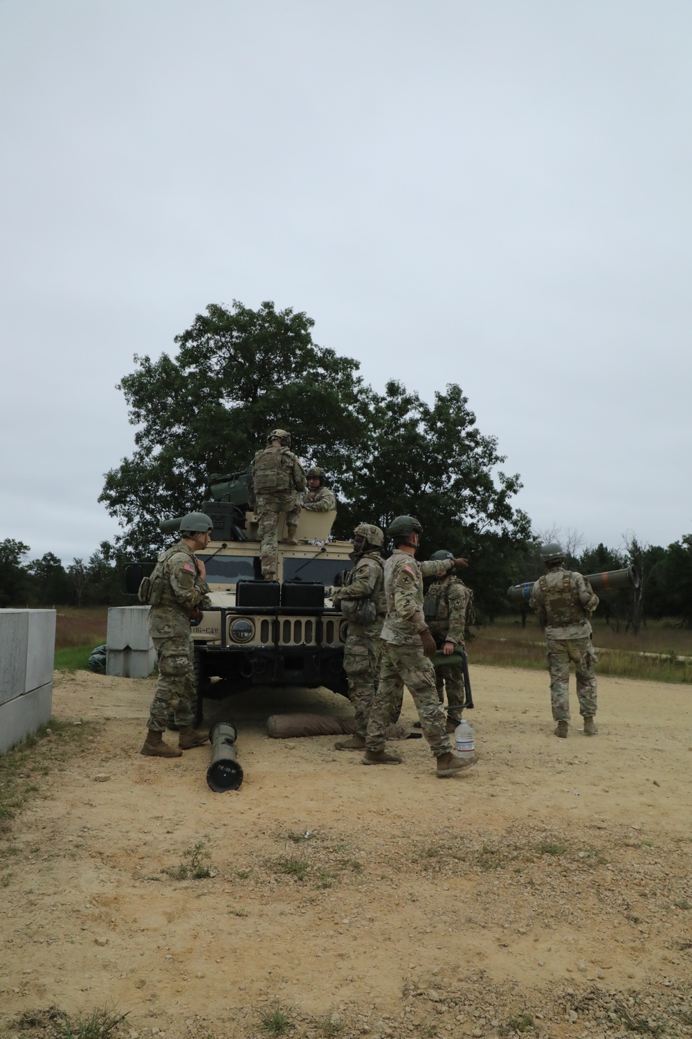 Illinois Cavalry Troops Train with Live TOW Missiles at Fort McCoy