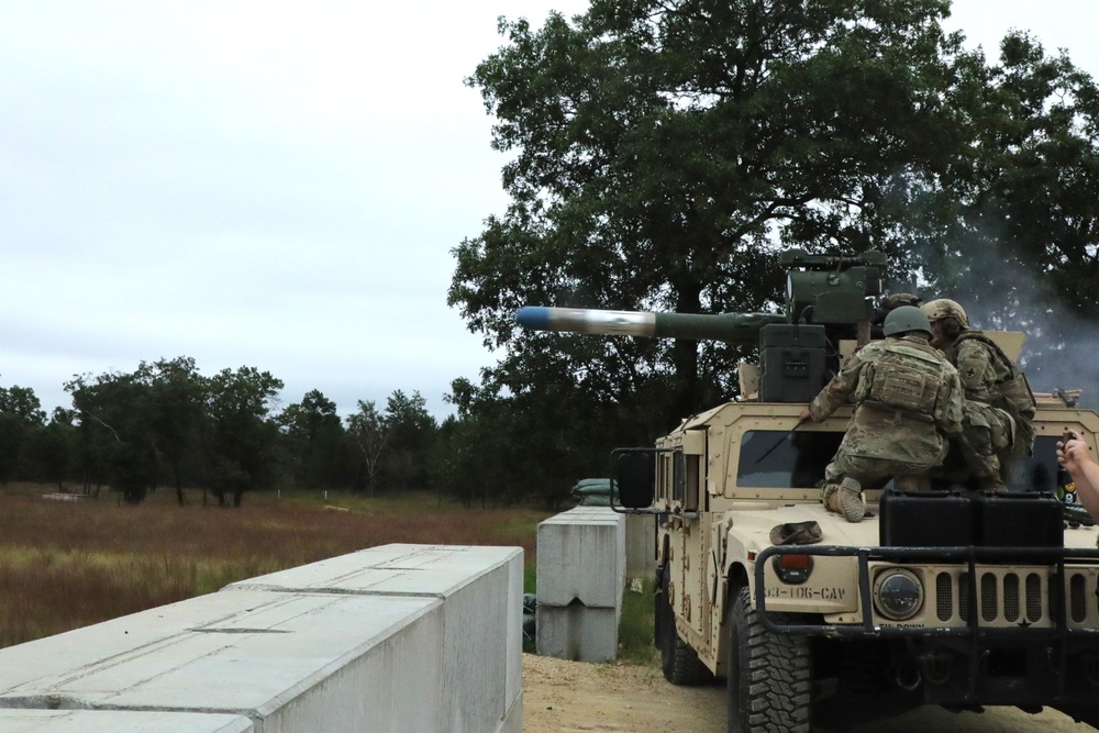 Illinois Cavalry Troops Train with Live TOW Missiles at Fort McCoy