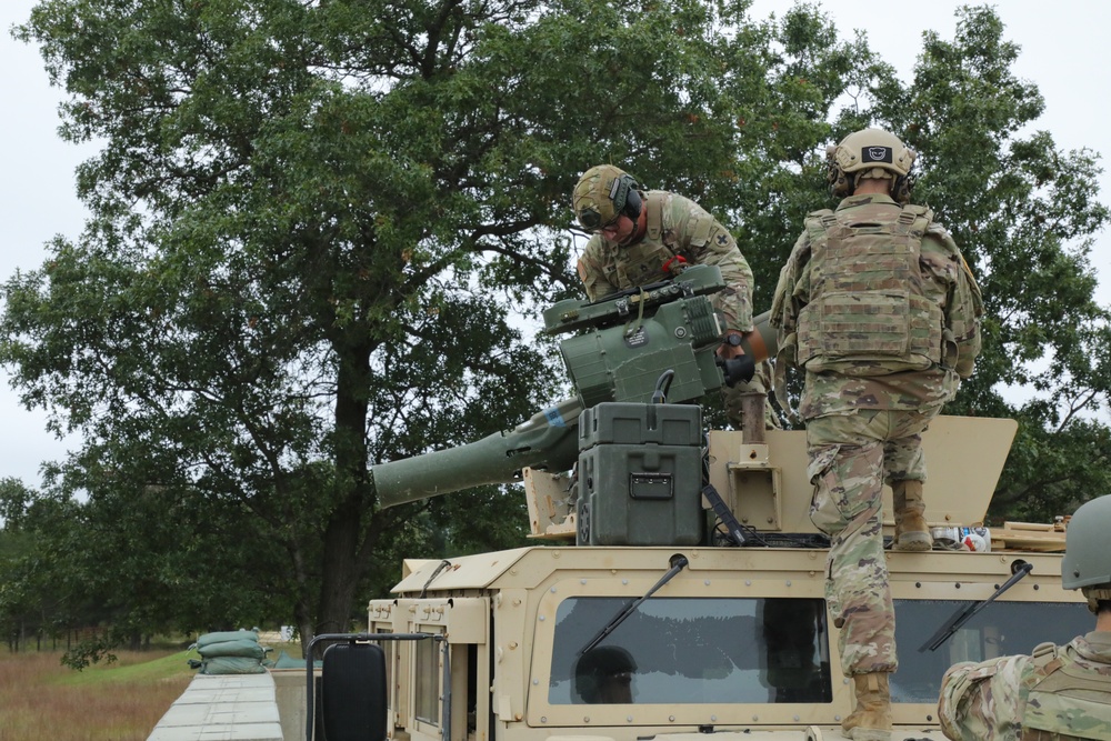 Illinois Cavalry Troops Train with Live TOW Missiles at Fort McCoy