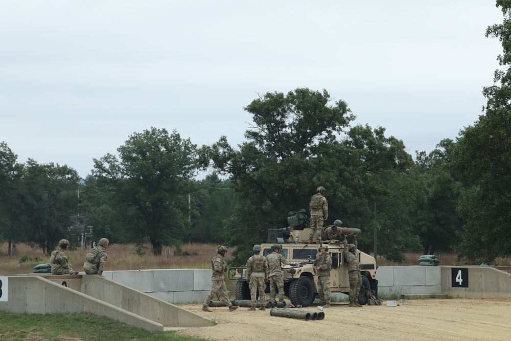 Illinois Cavalry Troops Train with Live TOW Missiles at Fort McCoy