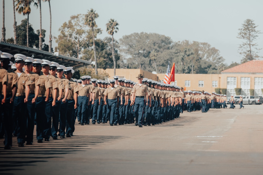 Bravo Company Graduation and Billy Hall Visit