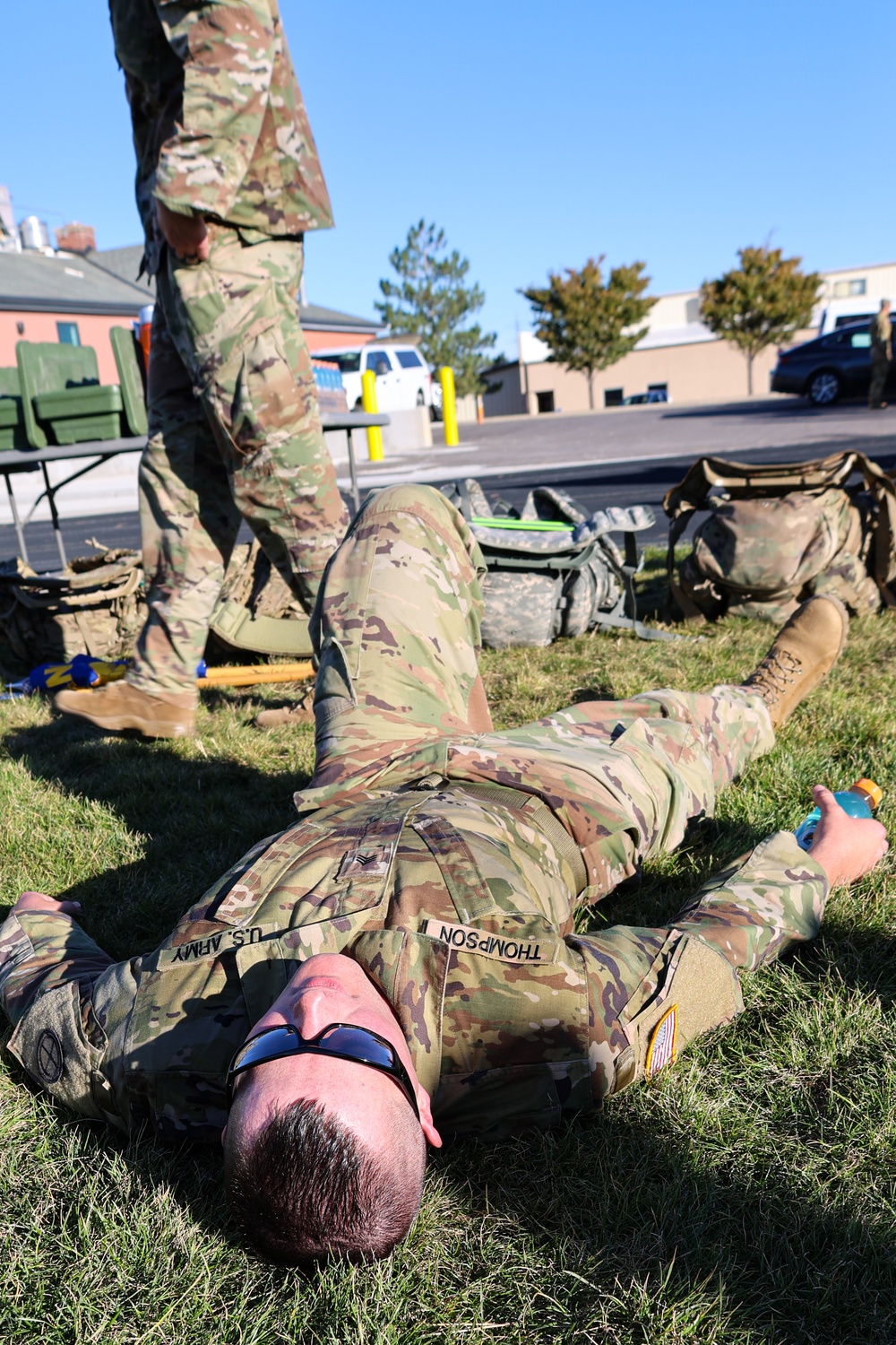 Best Warrior Competition complete a 10 mile ruck march