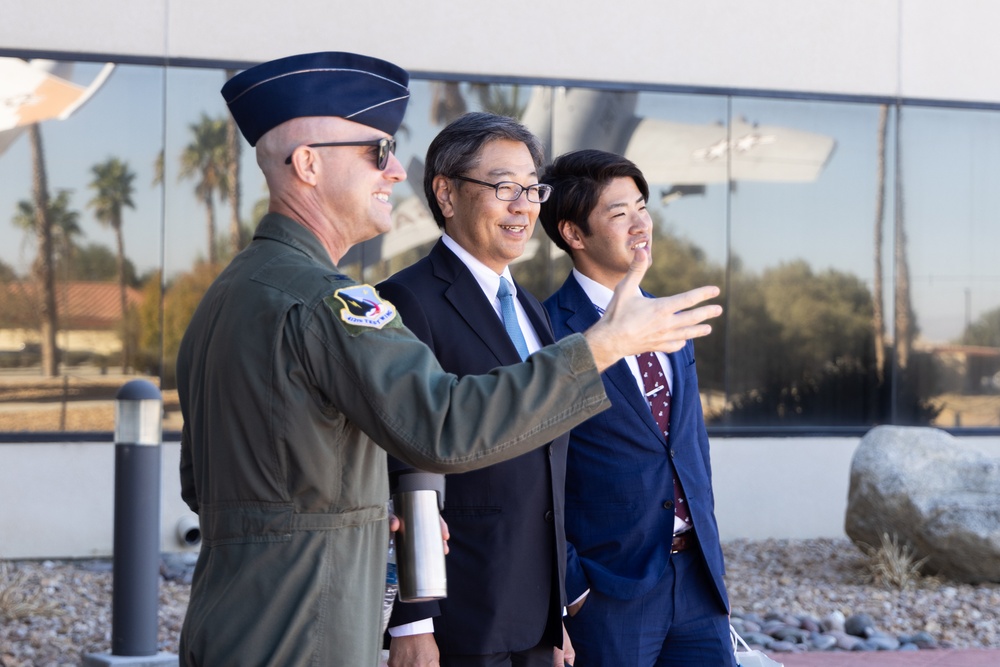 Distinguish Visitor Naoshige Aoshima, Deputy Consul of General Japan in Los Angeles, visits Edwards