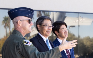 Distinguish Visitor Naoshige Aoshima, Deputy Consul of General Japan in Los Angeles, visits Edwards