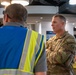 Brig. Gen. Daniel Hibner Oversees Installation of a Temporary Water Unit at the University Of North Carolina Asheville