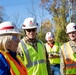 Brig. Gen. Daniel Hibner Oversees Installation of a Temporary Water Unit at the University Of North Carolina Asheville
