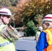 Brig. Gen. Daniel Hibner Oversees Installation of a Temporary Water Unit at the University Of North Carolina Asheville