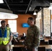 Brig. Gen. Daniel Hibner Oversees Installation of a Temporary Water Unit at the University Of North Carolina Asheville