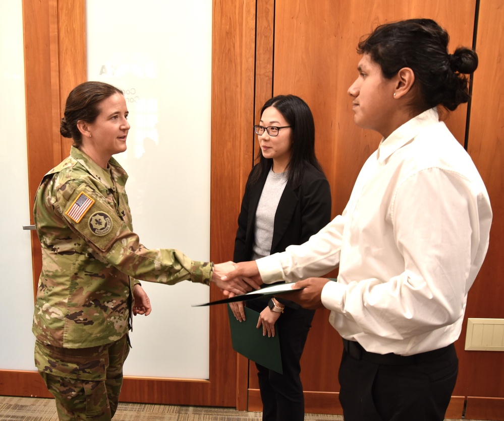 CUNY Summer Intern Out brief to Garrison Commander