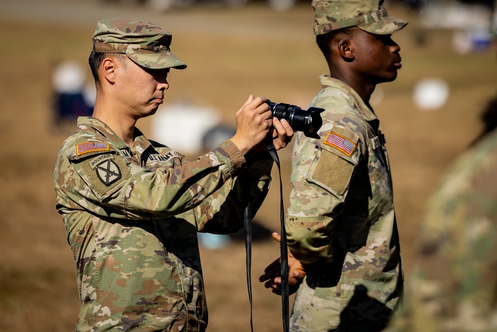 Cadet PAO's cover the Army ROTC Brigade Ranger Challenge
